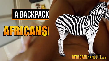 Horny Ebony teen Black Pearl just wanted big white cock so she enjoyed anal