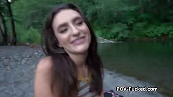 Meeting and fucking stranger in the nature