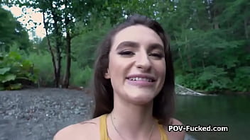 Meeting and fucking stranger in the nature