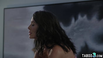 Big titted mature stepmom Reagan Foxx teaching her stepdaughters husband