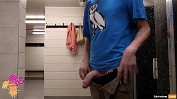 johnholmesjunior at open public showers change room in burnaby sports complex vancouver