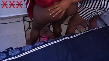 BIG SEXY ASS BABE CAME TO SHOW HER BOYFRIEND HER NEW SEXY PANT AND IN EXCITEMENT SHE GOT HER WET PUSSY FUCKED AS SHE SQUIRTS AND RELEASE LOTS OF CREAMPIE. PLEASE SUBSCRIBE TO RED FOR MORE