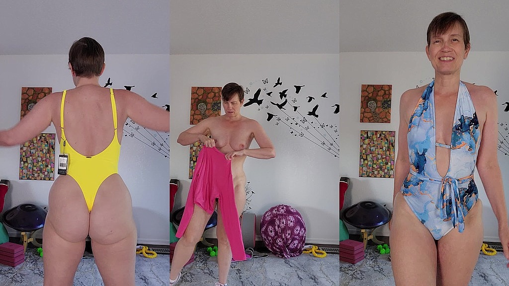 aurora willows bikini try on