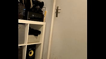 French chubby sissy play in lingerie. Magic wand. Tits play. Masturbate and cum