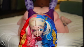 Harley Quinn Gets Her Pink Pussy Destroyed By The Joker Starring Rachel Luxe And Gibby The Clown