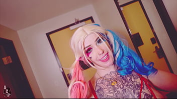 Harley Quinn Gets Her Pink Pussy Destroyed By The Joker Starring Rachel Luxe And Gibby The Clown