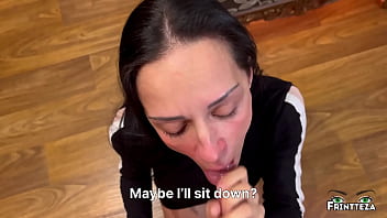 Hot Stepmom cheats on her husband from her Stepsons, swallows a dick and lick her ass