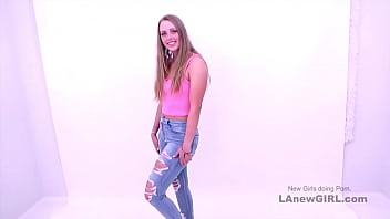 Beautiful College student brunette fucks photographer