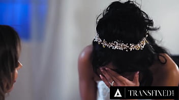 TRANSFIXED - Trans Maid Of Honor Korra Del Rio Rough Destroys Conflicted Bride Ember Snow&#039_s Pussy