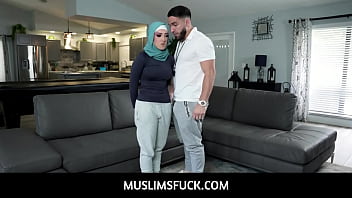 MuslimsFuck  -  Arab teen maid with hijab Violet Gems caught stealing money by her client