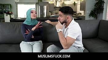 MuslimsFuck  -  Arab teen maid with hijab Violet Gems caught stealing money by her client