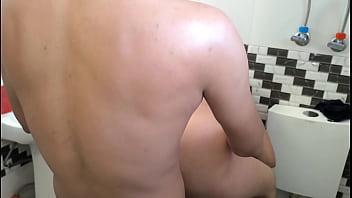 Fuck in the forest at waterfall