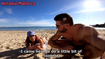 Picking Up A Big ASS CUBAN From The Public BEACH - Rosie Cage