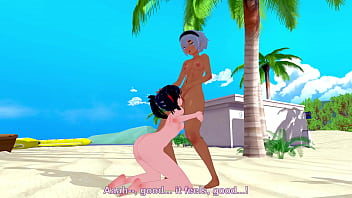 Marnie and Bea Lesbian Sex animation 3D hentai