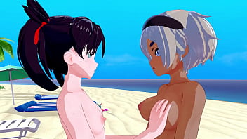 Marnie and Bea Lesbian Sex animation 3D hentai