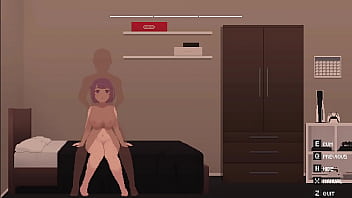Fuck Purple Hair Woman animation Gameplay