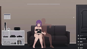 Fuck Purple Hair Woman animation Gameplay