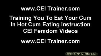Are you ready to taste your own cum CEI