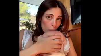 Alexa Pearl solo playing with her big tits for you to cum