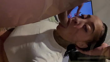 DEEPTHROAT SLOPPY BLOWJOB WITH CUMSHOT FACIAL