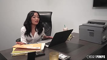 Petite Asian Spinner Avery Black Tossed Around and Fucked by Charles Dera