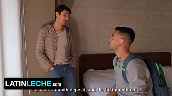 To Make Some Extra Cash, Sexy Enrique Rents His Spare Room To Anyone Who Can Help Him Afford Rent.