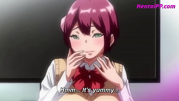 Blonde &amp_ Redhead Girls Fuck In Threesome [ Hentai ENG Subs ]