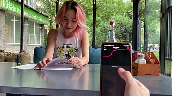 Walking around the city with a vibrator inside 2