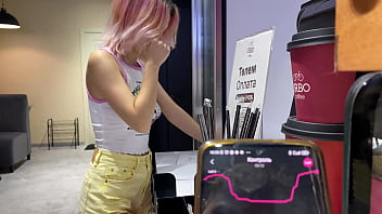 Walking around the city with a vibrator inside 2