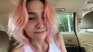 Walking around the city with a vibrator inside 2