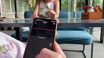 Walking around the city with a vibrator inside 2