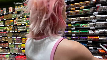 Walking around the city with a vibrator inside