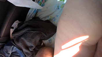 Married Couple Fucks in Back of Car