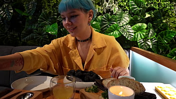 After a delicious lunch - delicious fuck