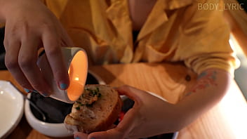 After a delicious lunch - delicious fuck