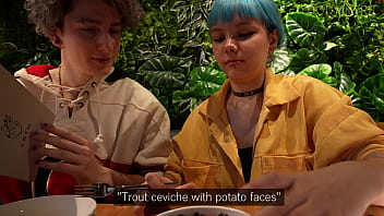 After a delicious lunch - delicious fuck