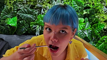 After a delicious lunch - delicious fuck