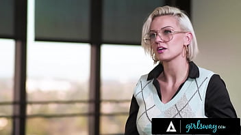 GIRLSWAY - New Boss Kenzie Taylor Fucks Her Two Naughty Gossip Employees On Her Office Desk