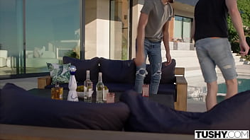 TUSHY Insatiable Influencer Maya Gets DPed By Her Roommates