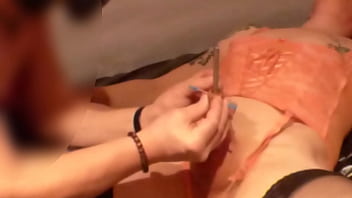 double face urethral insertions paulannie trav and cbt foreskin paul