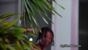 BBC deep in wet big tit MILF poolside