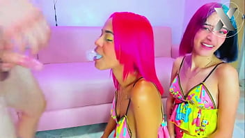 jazmin and candy fuck her rough deepthroat