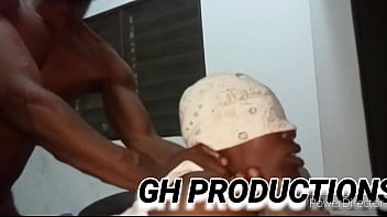 Little African teen slut with a nice phat little round ass and little tits gets played with and fucked hard on the couch