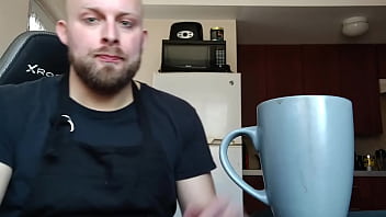 Barista Cums In Your Coffee Cup - Roleplay - Dominant Straight Guy - Dirty Talk, Masturbation and Huge Cumshot