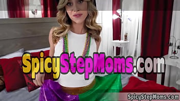 Skinny busty stepmom from Sweden offers her tight juicy pussy for lucky me