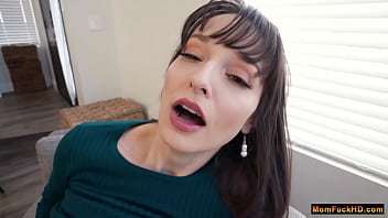 The heater broke and your stepmom is going to need your help to stay warm, but she noticed that your hands are really cold, so her breasts and pussy might be a good place to forget about hands