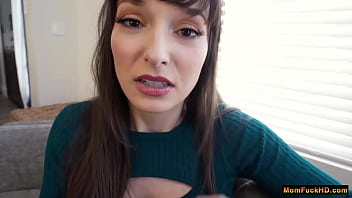 The heater broke and your stepmom is going to need your help to stay warm, but she noticed that your hands are really cold, so her breasts and pussy might be a good place to forget about hands