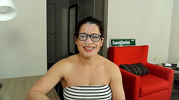 Dumb Office Bitch - bukkake cumwalk of shame