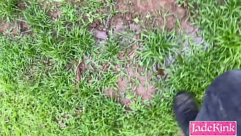 Amateur Sub Wife Spanked Humiliated and Cum on her Outdoor