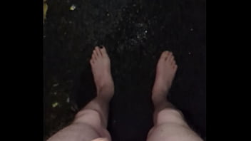 Masturbating in the rain